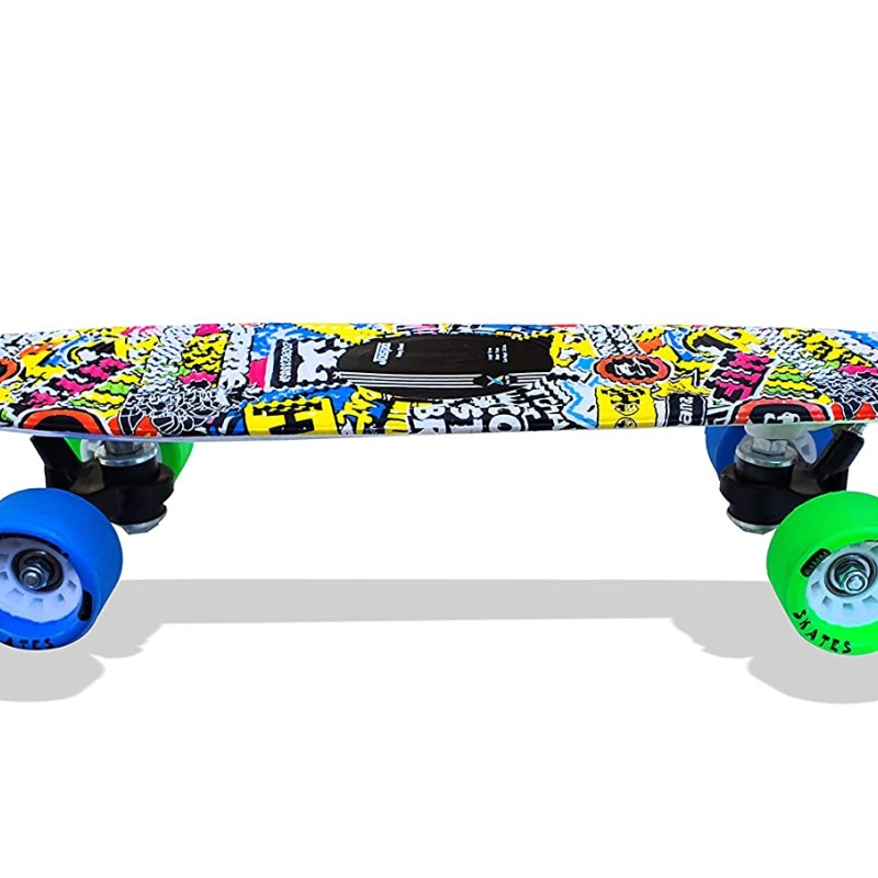 Jaspo Cruiser Magneto Penny Board 22"X5.5" Inches, Suitable for Age Group Up to 12 Years