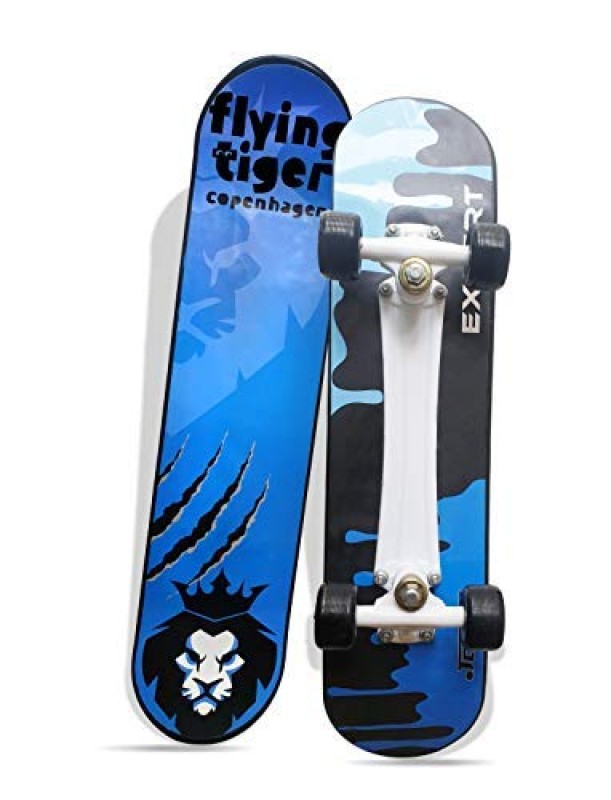 Jaspo Experts 26 "x 6.5" Anti Skid Skateboard (Blue)